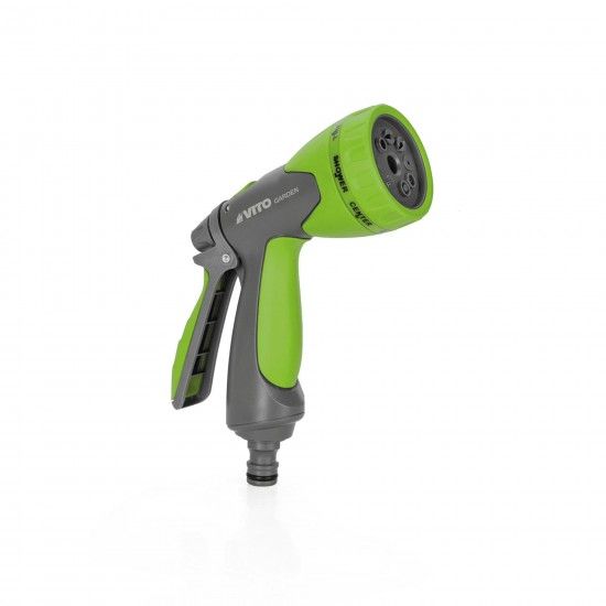 Pistola de rega regulável com 8 jatos refª VIPR8J VITO Pistola de rega regulável com 8 jatos refª VIPR8J VITO