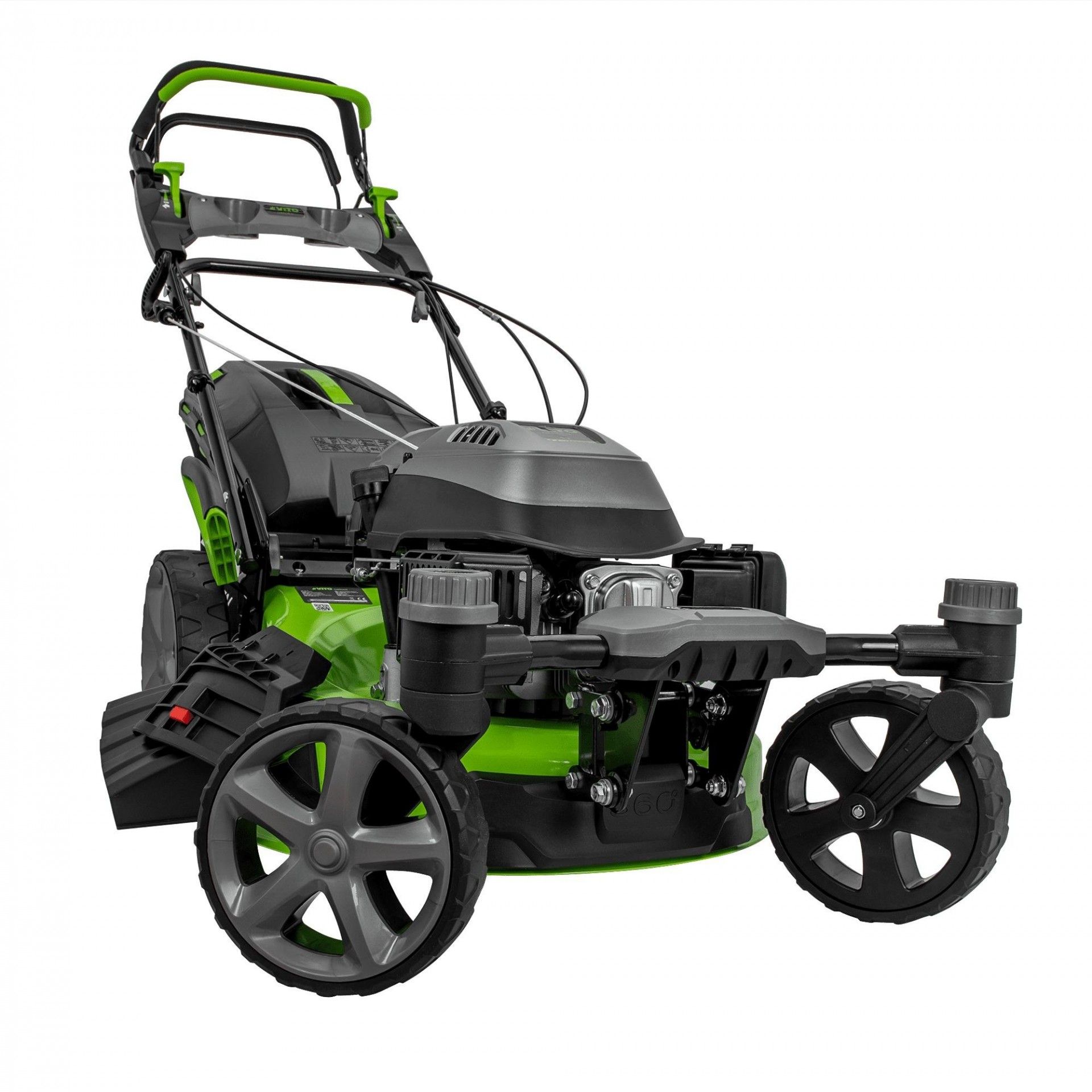 Corta-relvas com rodas giratórias e tração 6.5cv - 196cc - 508mm refª VIMRRG65 VITO