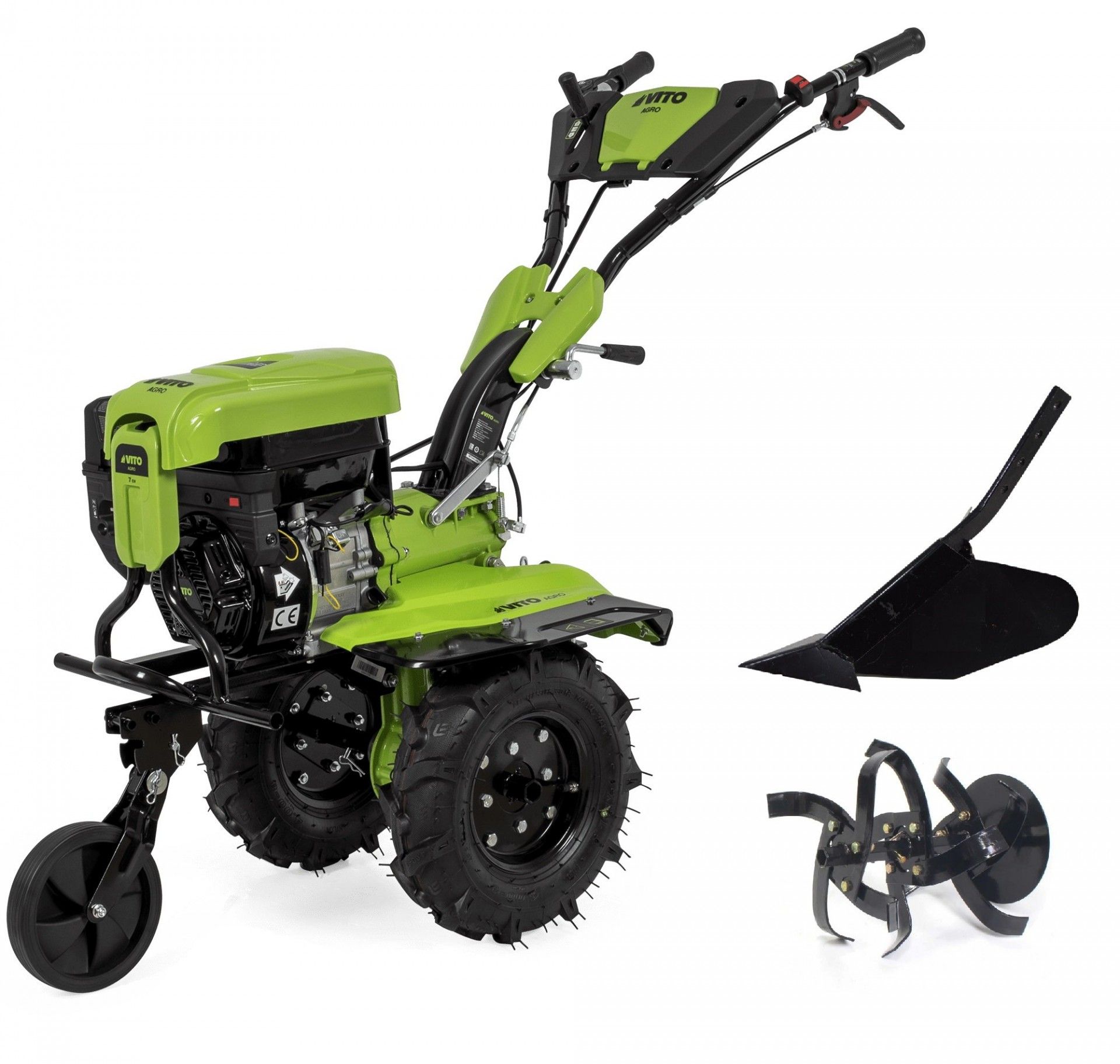 Motoenxada gasolina com transmissão directa - 7 cv refª VIMETD7A VITO