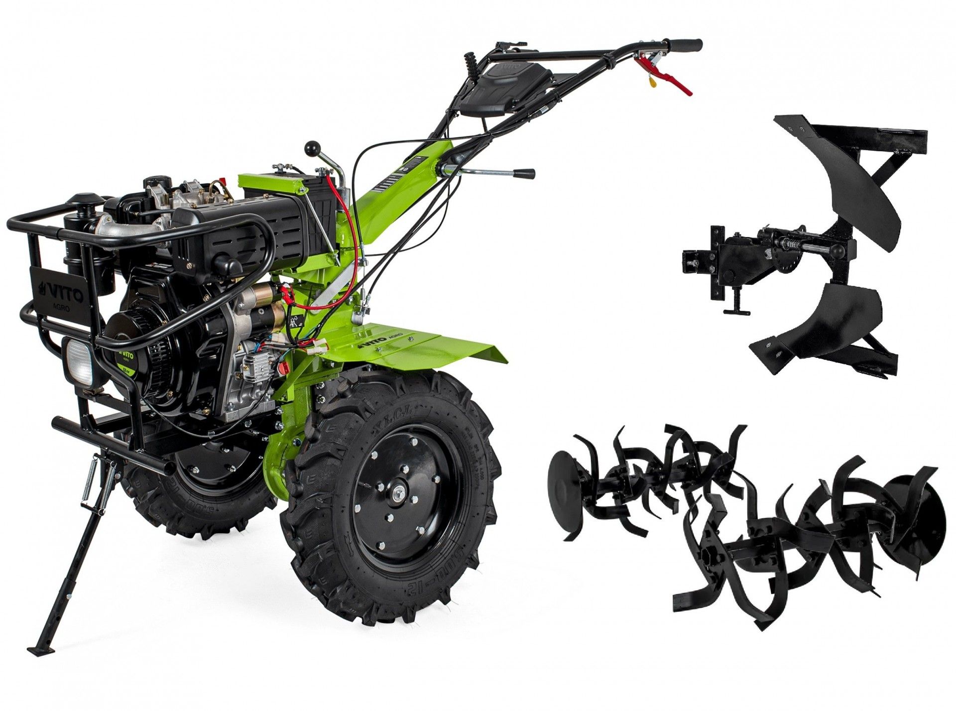 Motoenxada diesel transmissão direta - 12 cv refª VIMEDTD12A VITO