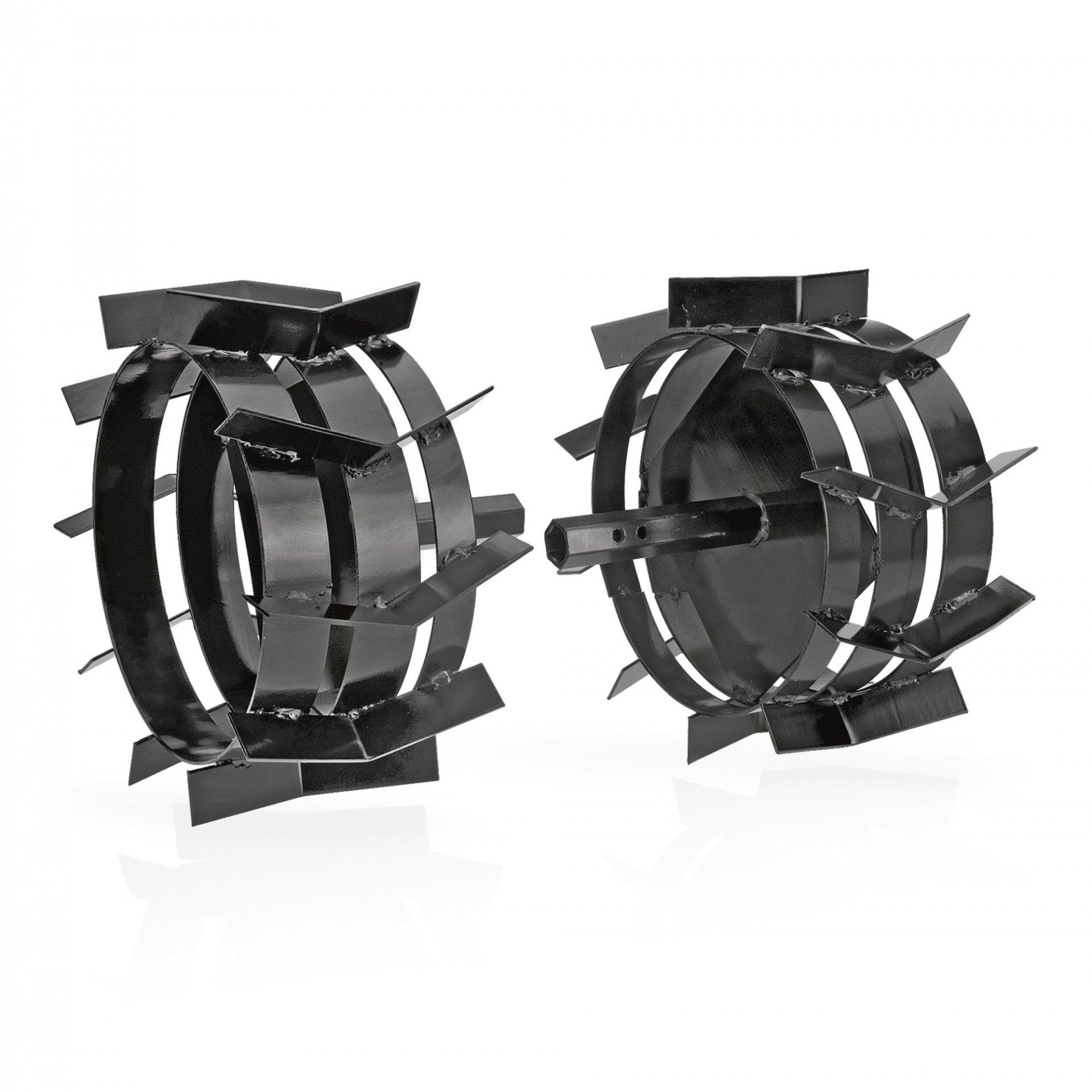 Conjunto de 2 rodas metálicas para motoenxada refª VIME7RM VITO