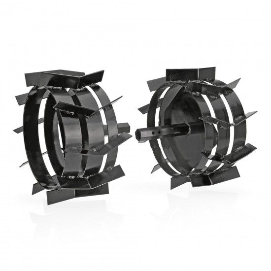 Conjunto de 2 rodas metlicas para motoenxada ref VIME7RM VITO