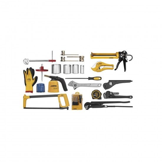 Mala de ferramentas para canalizador - 17 peas ref VIMCANAL VITO