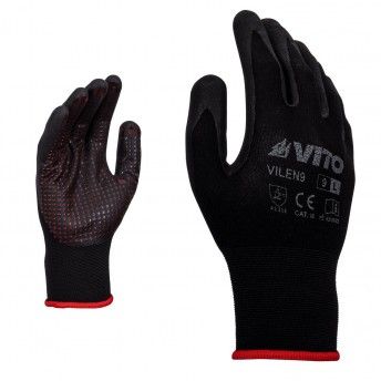 Luvas espuma anti-deslizante n9 ref VILEN9 VITO
