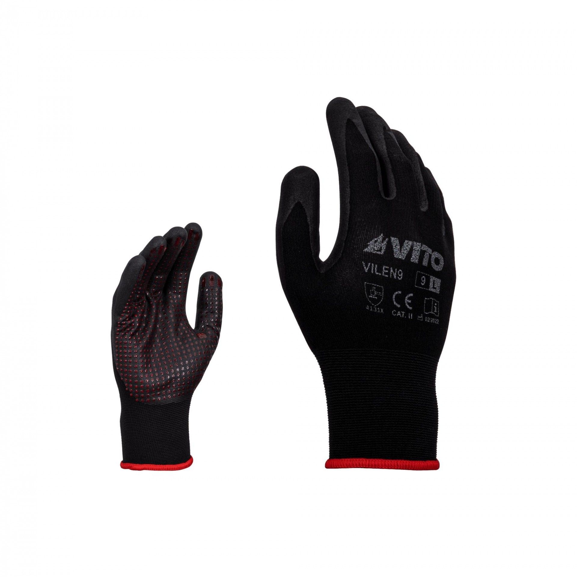 Luva de espuma antideslizante, 10" refª VILEN10 VITO
