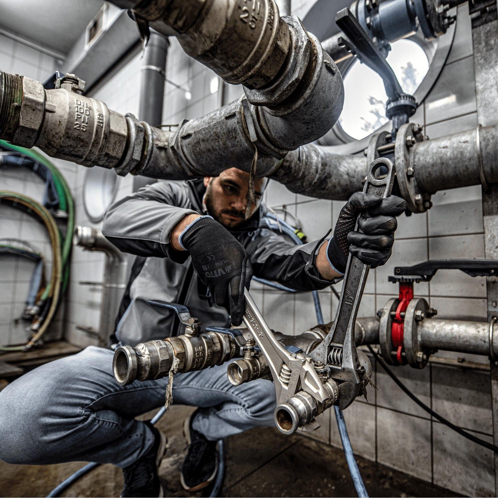 Luva de espuma antideslizante, 10" refª VILEN10 VITO