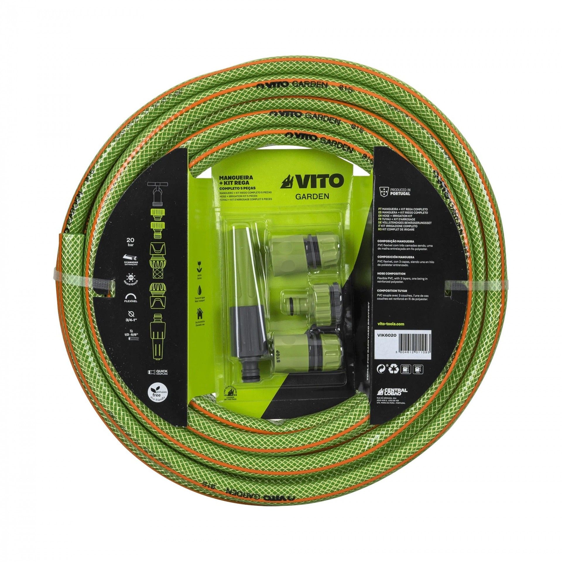 Kit rega completo c/mangueira 10m refª VIK6010 Vito