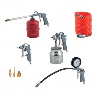 Kit 8 peas profissional para ar comprimido refVIKITCO8VITO
