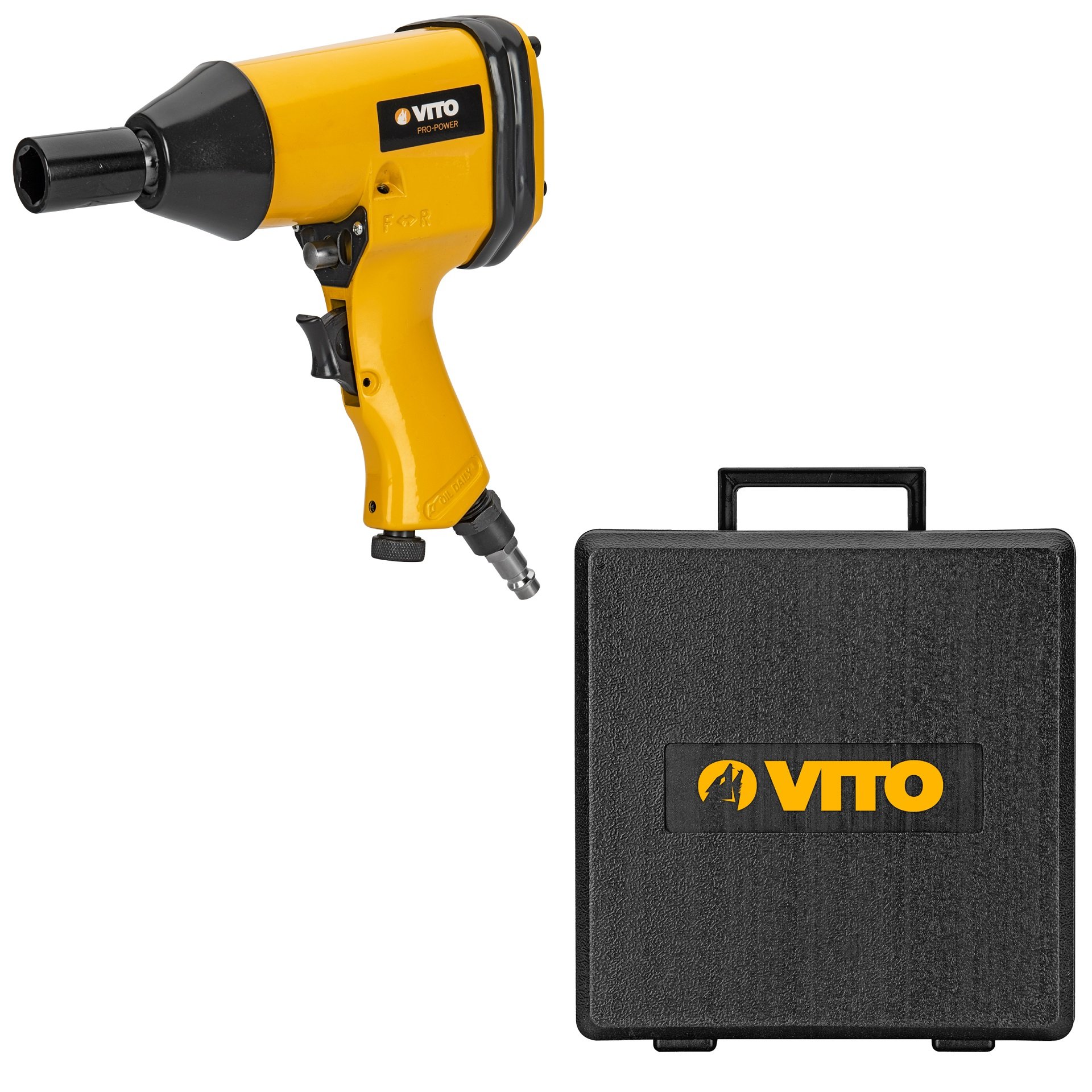 KIT CHAVE IMPACTO PNEUMÁTICA 1/2" - 11 PEÇAS