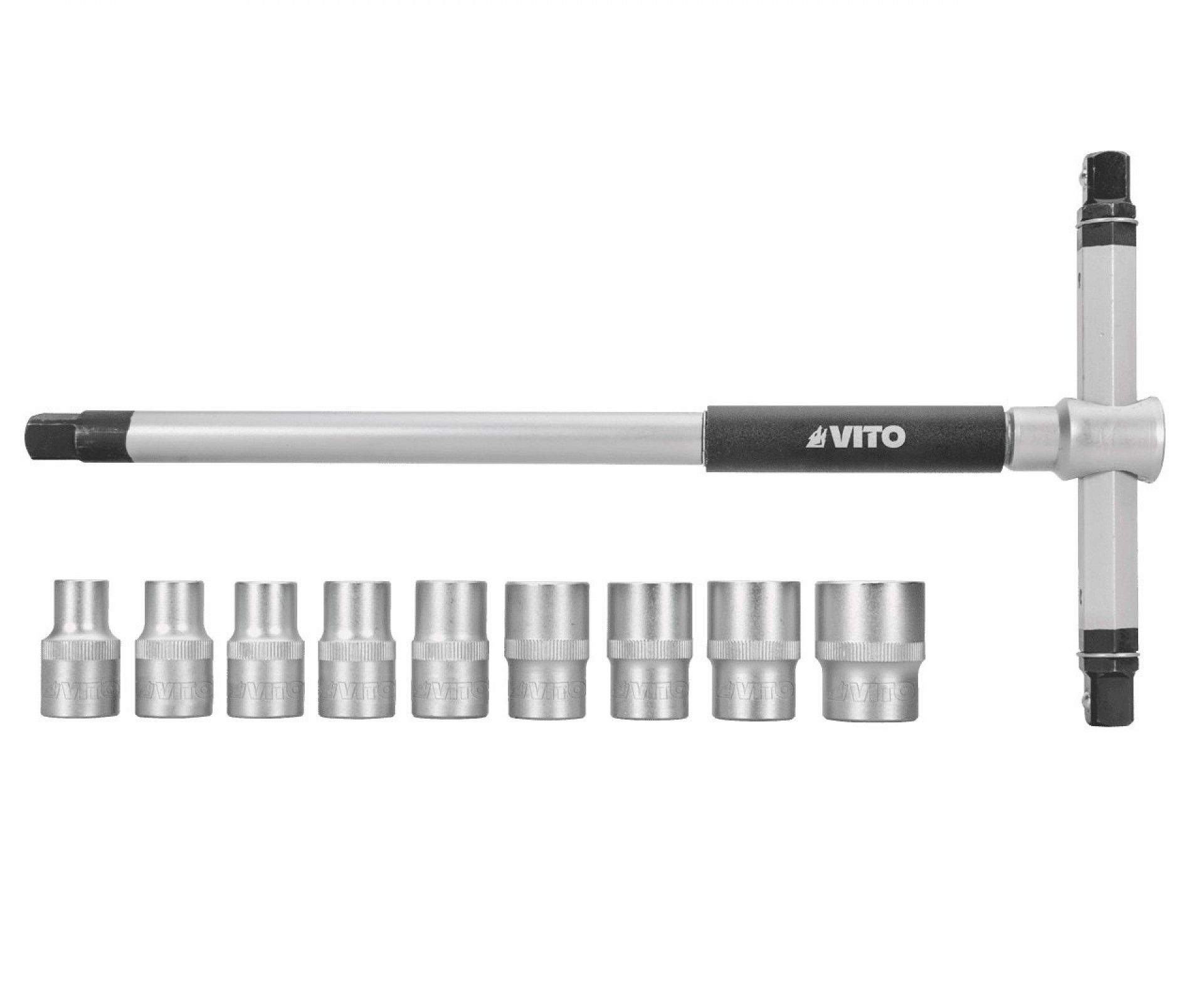 Chave T deslizante ½ 10pç refª VIJT1210 VITO