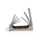 Conjunto de 8 chaves torx com segredo em canivete refª VIJCTI8 VITO Conjunto de 8 chaves torx com segredo em canivete refª VIJCTI8 VITO