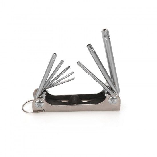 Conjunto de 8 chaves torx com segredo em canivete refª VIJCTI8 VITO Conjunto de 8 chaves torx com segredo em canivete refª VIJCTI8 VITO