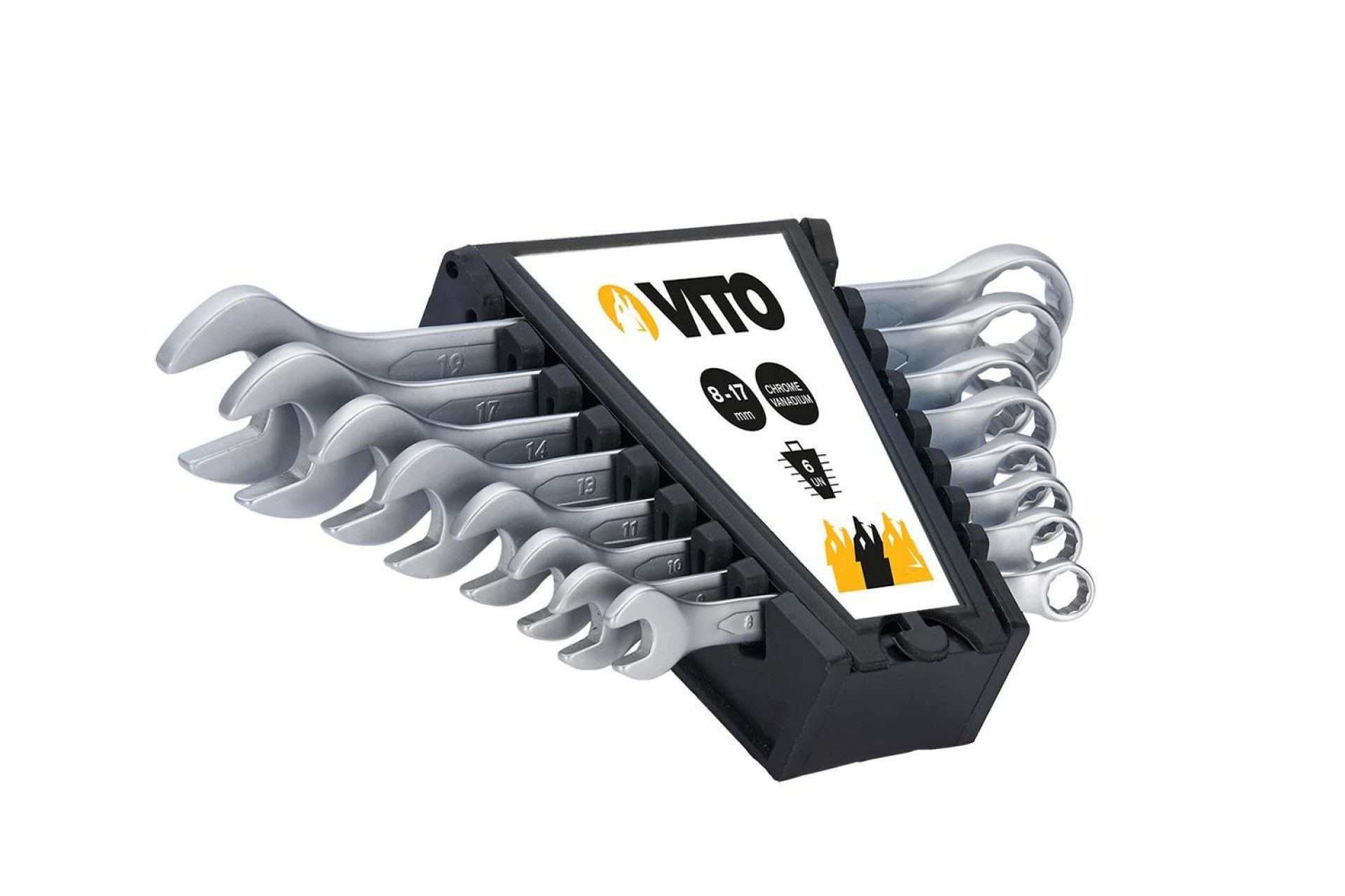 Conjunto de 6 chaves boca/luneta refª VIJCBL6 VITO