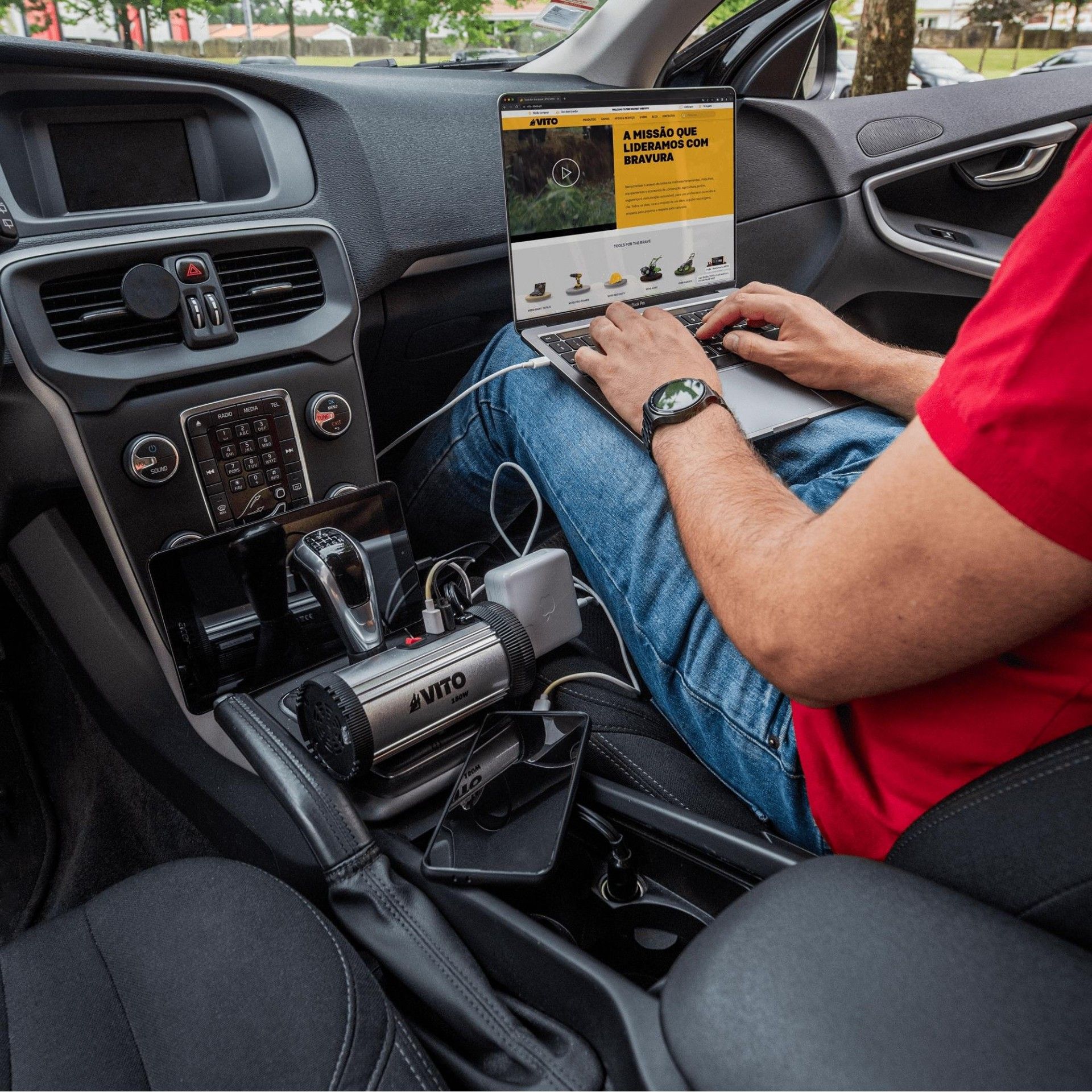 Inverter auto 12v-230v 150w refª VIIA150 VITO