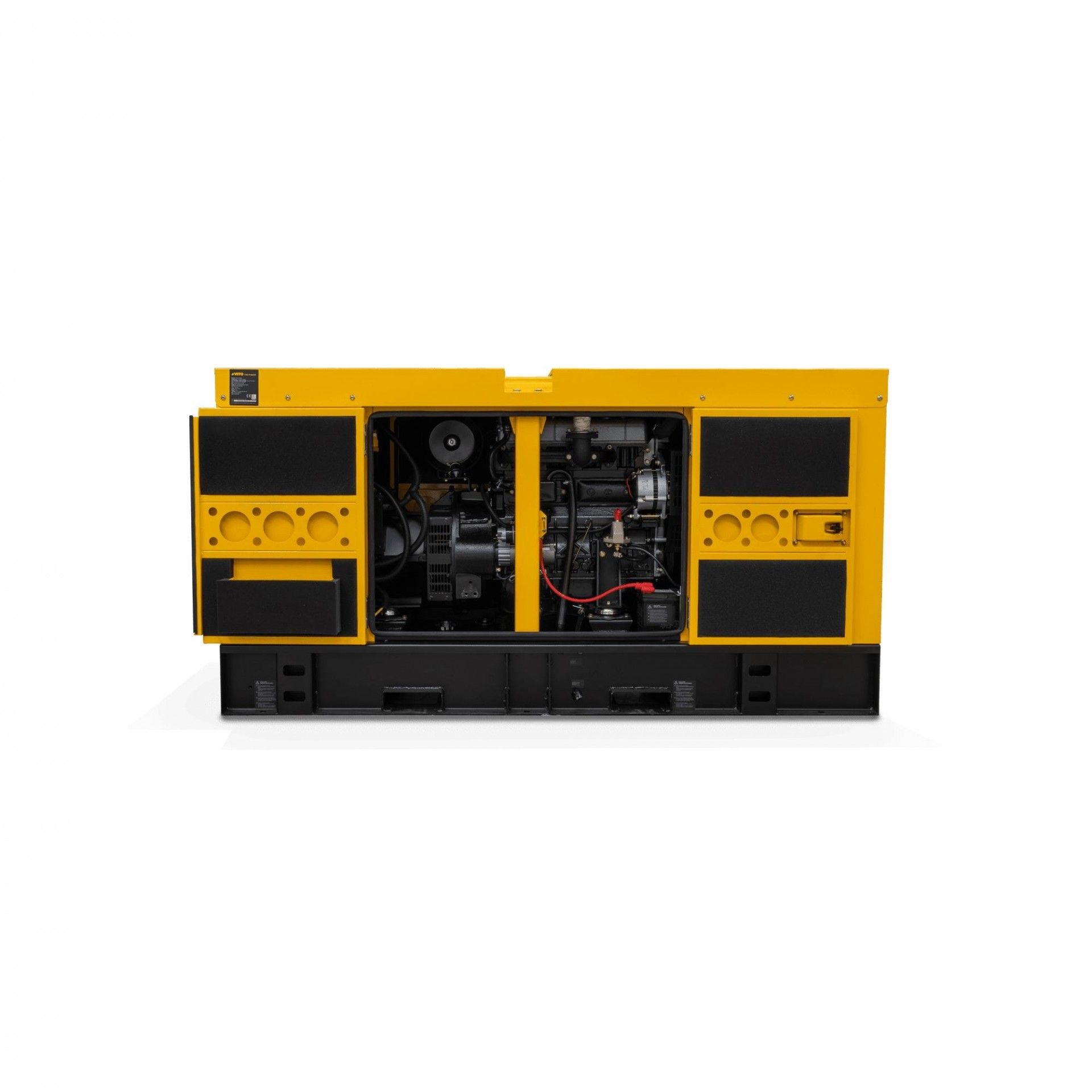 Gerador diesel trifásico super silencioso 30 kva refª VIGD30ST VITO