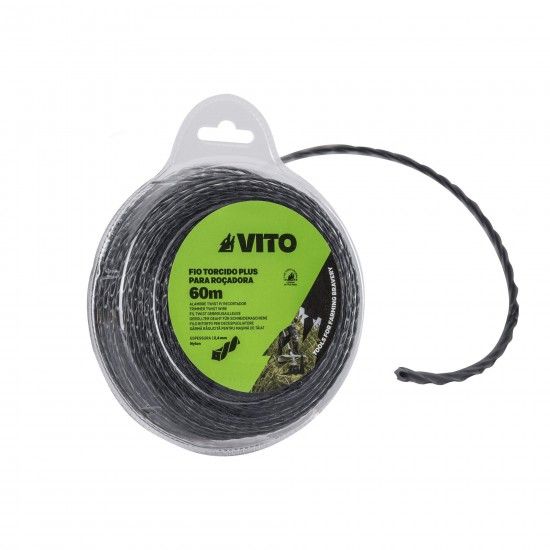 Fio torcido plus para ro�adora 2,4mm 360 mt ref� VIFRTP24360 VITO