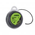 Fio torcido plus para ro�adora 3,0mm 186 mt ref� VIFRTP30186 VITO