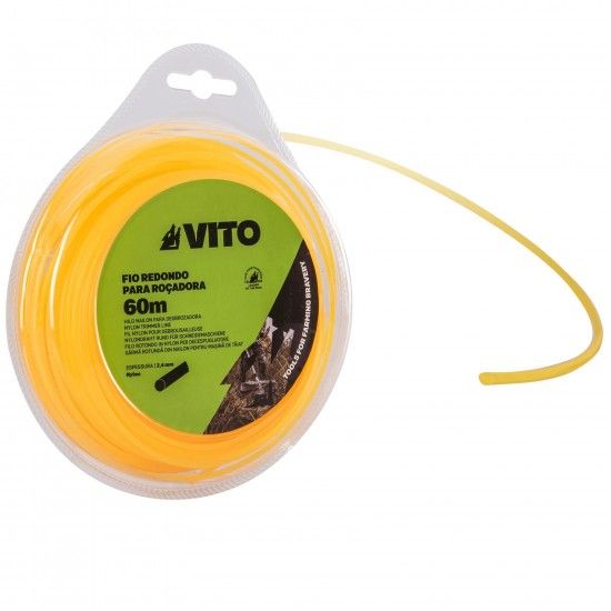 Fio nylon p/ roadora 3.0mm 15m ref VIFR315 Vito
