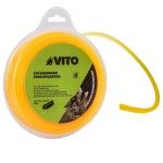 Fio nylon quadrado p/ roçadora 3mm 60m refª VIFRQ360 Vito Fio nylon quadrado p/ roçadora 3mm 60m refª VIFRQ360 Vito
