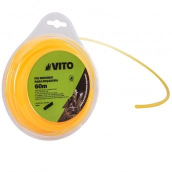 Fio nylon p/ roadora 3.0mm 15m ref VIFR315 Vito