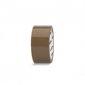Fita de embalar castanha 50mm x 66mts ref VIFE6650C VITO