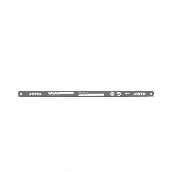 Cj. 3 folhas serra para cortar ferro cobalto 24 dpp ref VIFCFCK3B VITO