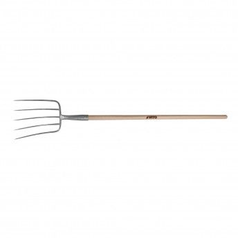 Forquilha 4 dentes cabo madeira ref VIFD4CM VITO