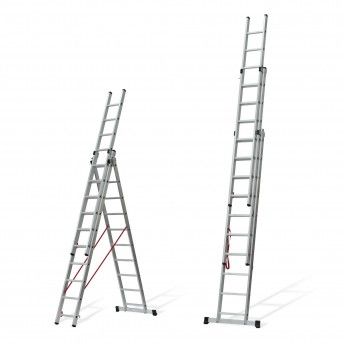 Escada tripla degrau quadrado 3x3,5 m ref VIETQ35 VITO