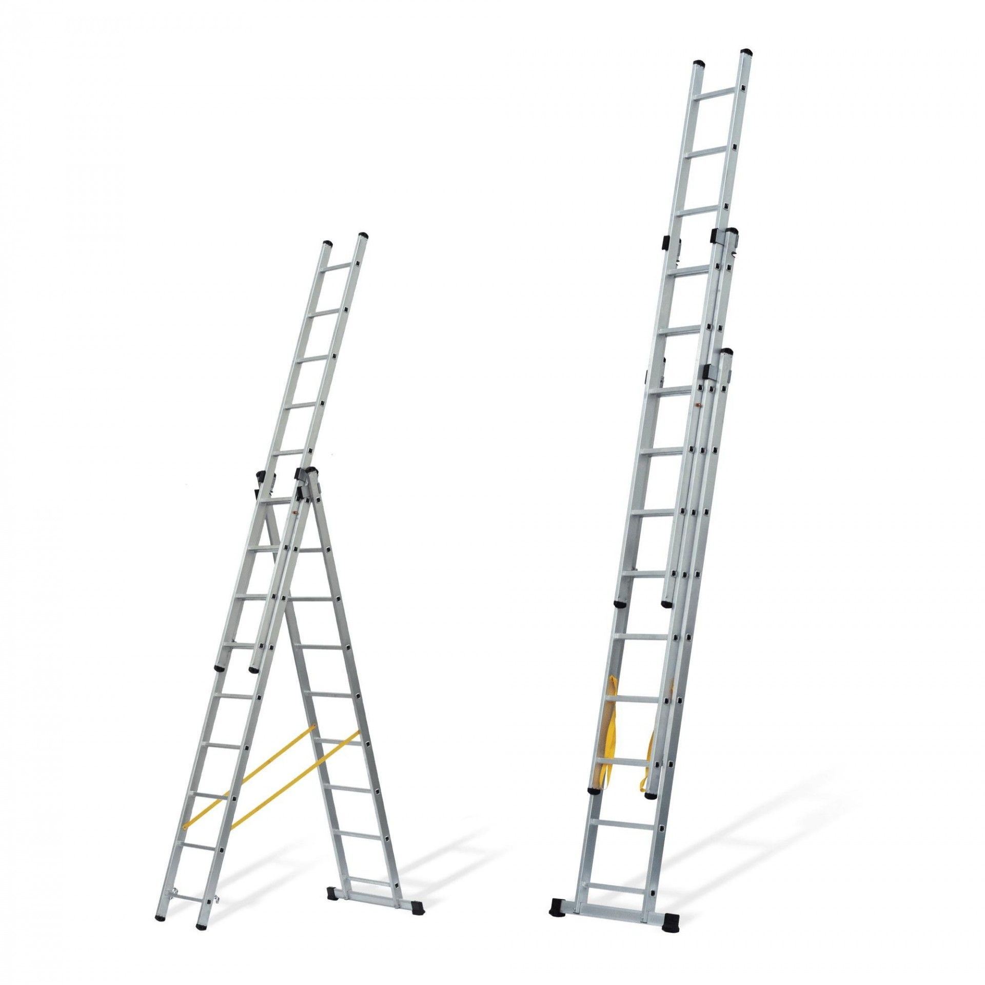 Escada tripla degrau quadrado 3x3m 10D refª VIETQ3 VITO