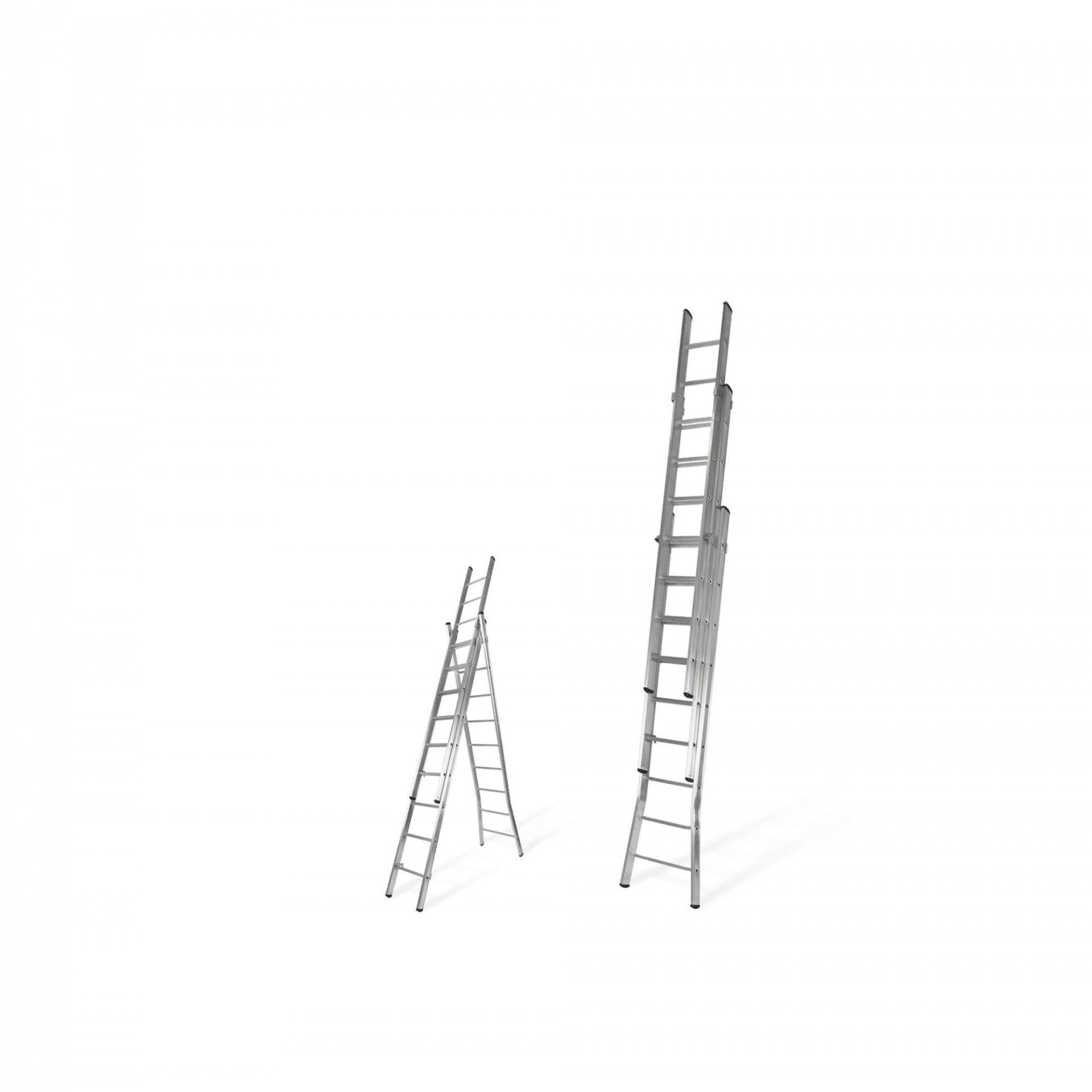 Escada eco tripla degrau redondo 3x2 m refª VIETR2 VITO