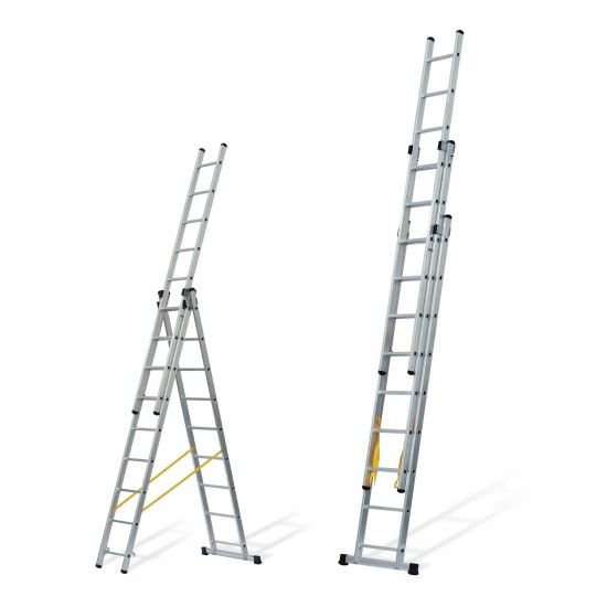 Escada tripla degrau quadrado 3x3m 10D ref� VIETQ3 VITO