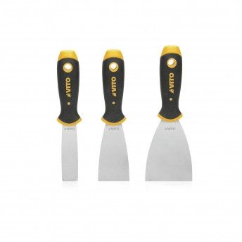 Esptula flexvel ao inoxidvel com cabo bimatria ref VIEFI100 VITO