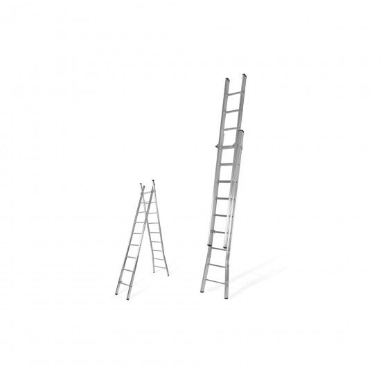 Escada eco dupla degrau redondo 2x4 m ref� VIEDR4 VITO