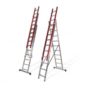 Escada electra tripla 3x2.50 m ref� VIEE3X25 VITO