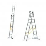 Escada dupla degrau quadrado 2x3,5 m ref� VIEDQ35 VITO