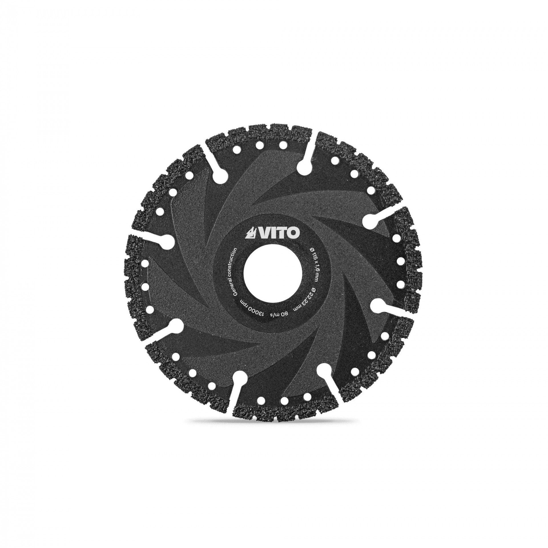 Disco diamantado universal obra 125mm refª VIDLGO125 VITO