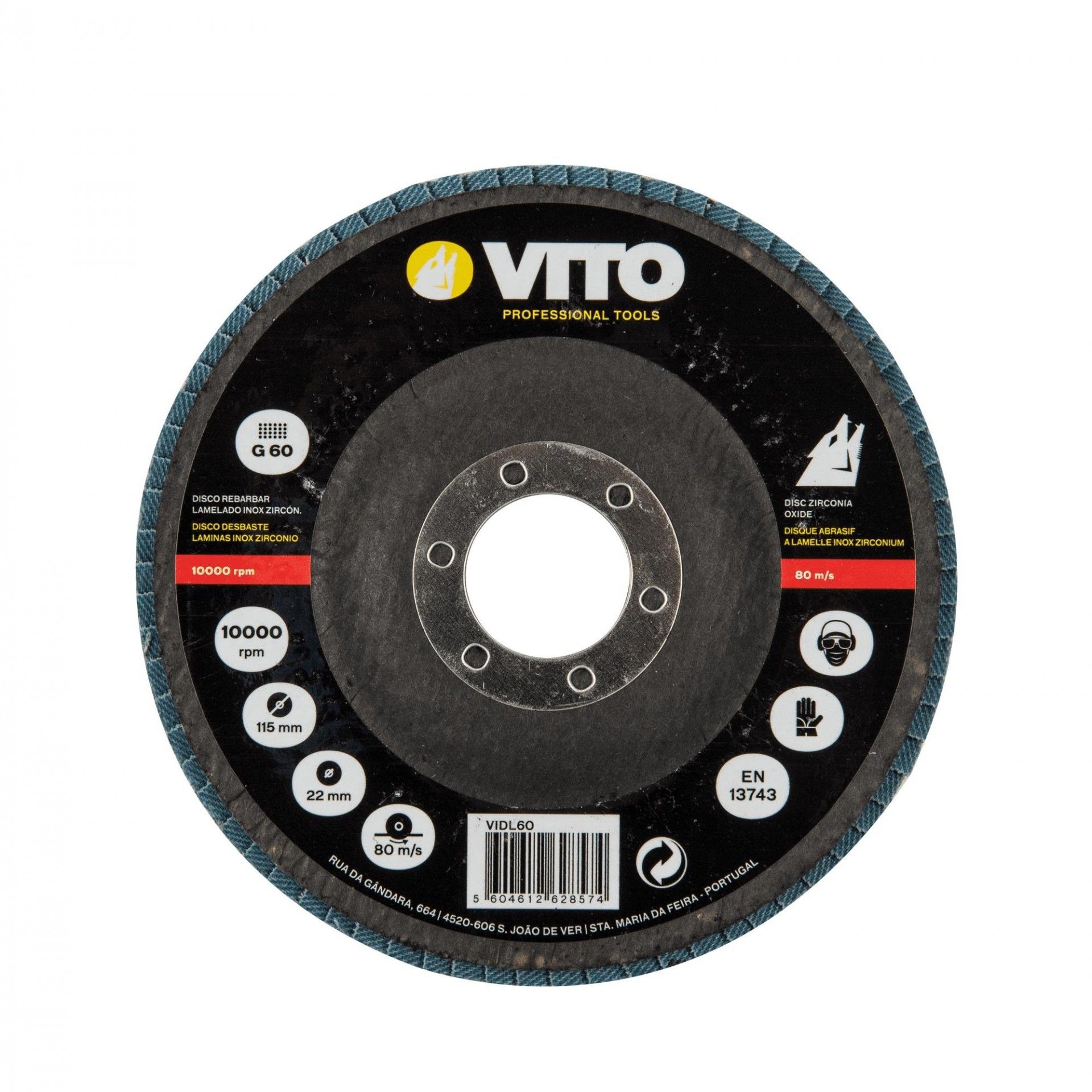 Disco lamelado zircónio refª VIDL60 VITO