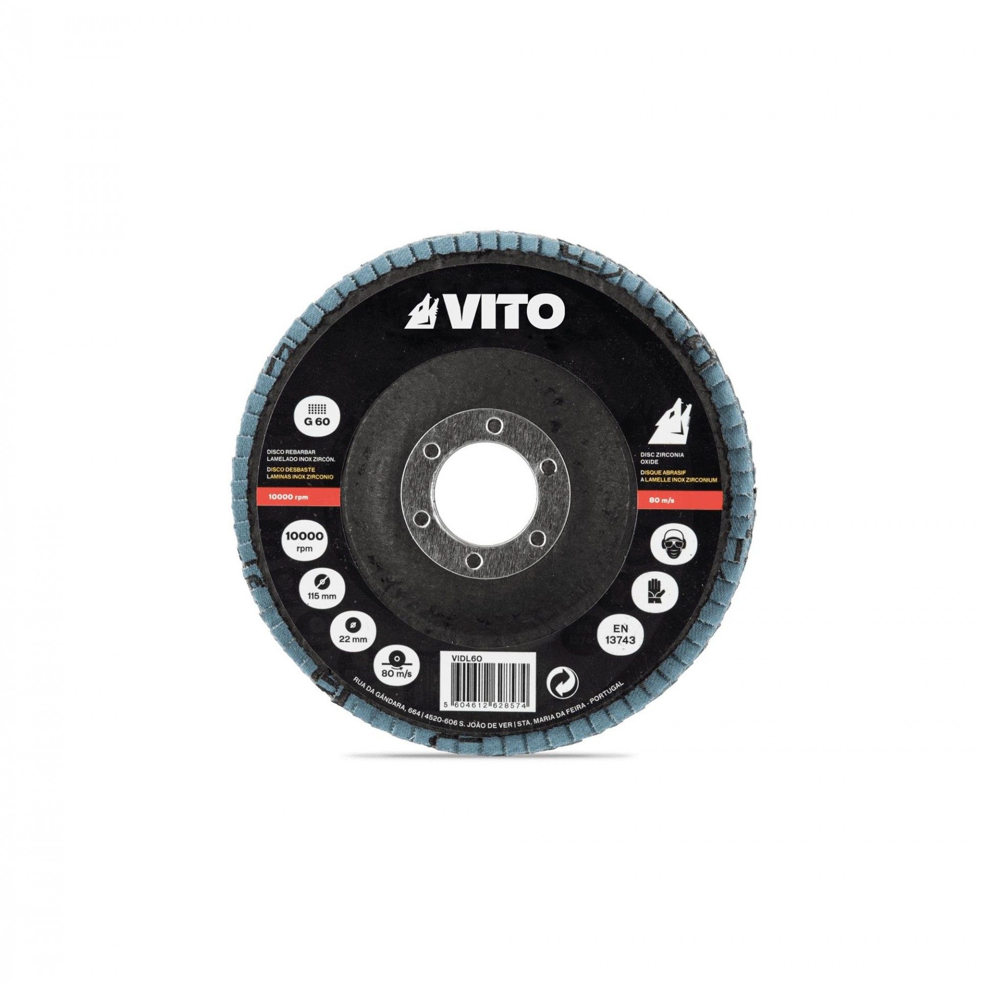 Disco lamelado zircónio refª VIDL60 VITO