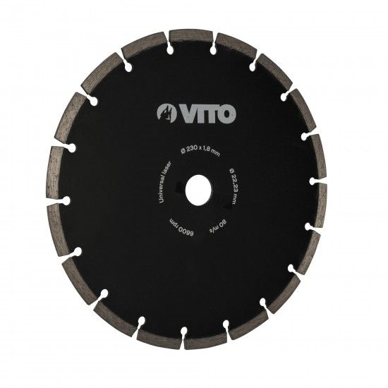 Disco diamantado segmentado universal 230mm refª VIDL230 VITO Disco diamantado segmentado universal 230mm refª VIDL230 VITO