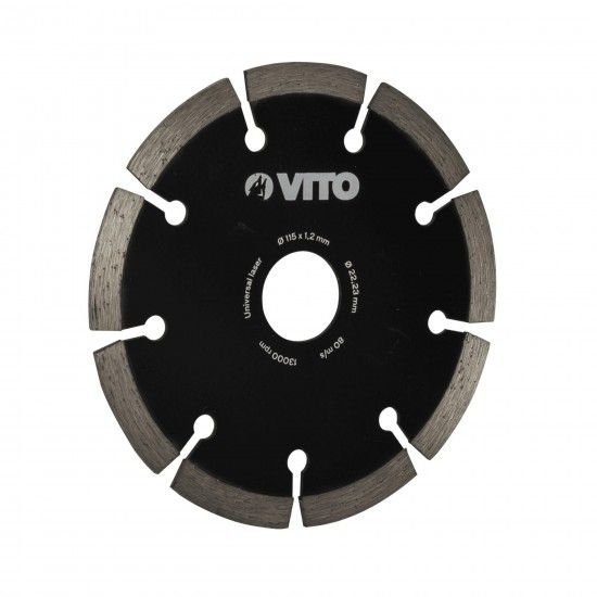 Disco diamantado segmentado universal 115mm ref� VIDL115 VITO