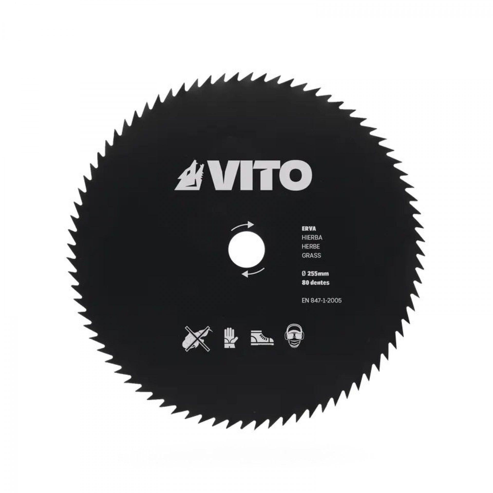 Disco corte erva 80 dentes refª VIDCE80 Vito