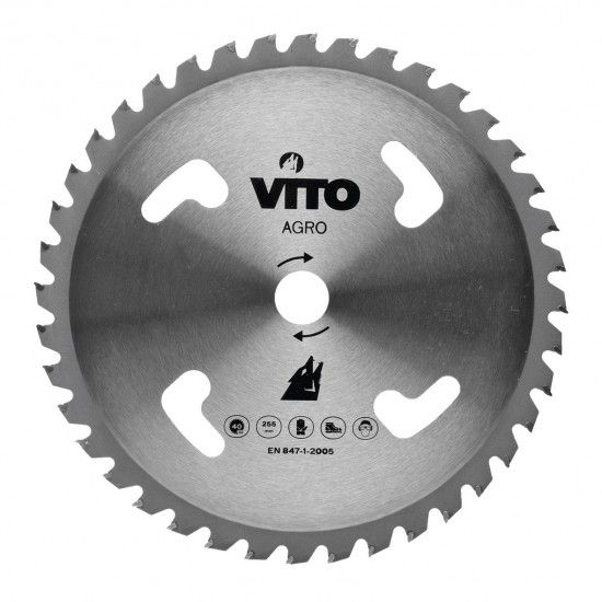 Disco diamantado pastilhado  40 Dentes ref  VIDE40 VITO