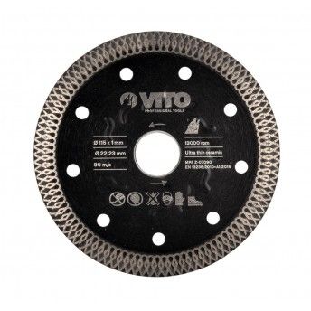 Disco cermica ultra fino 115mm ref VIDCC115 VITO