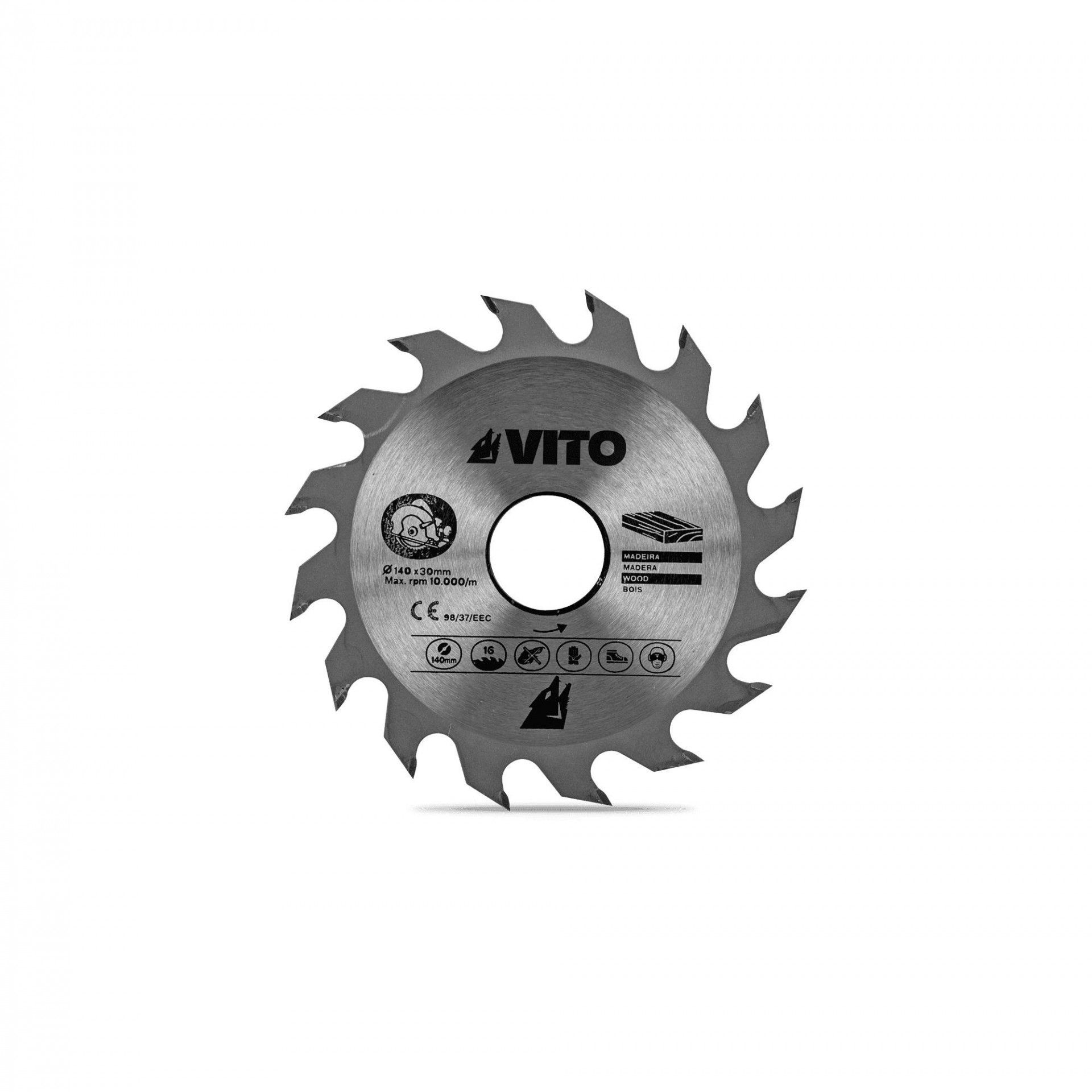 Disco pastilhado corte madeira para serra circular refª VIDC250 VITO