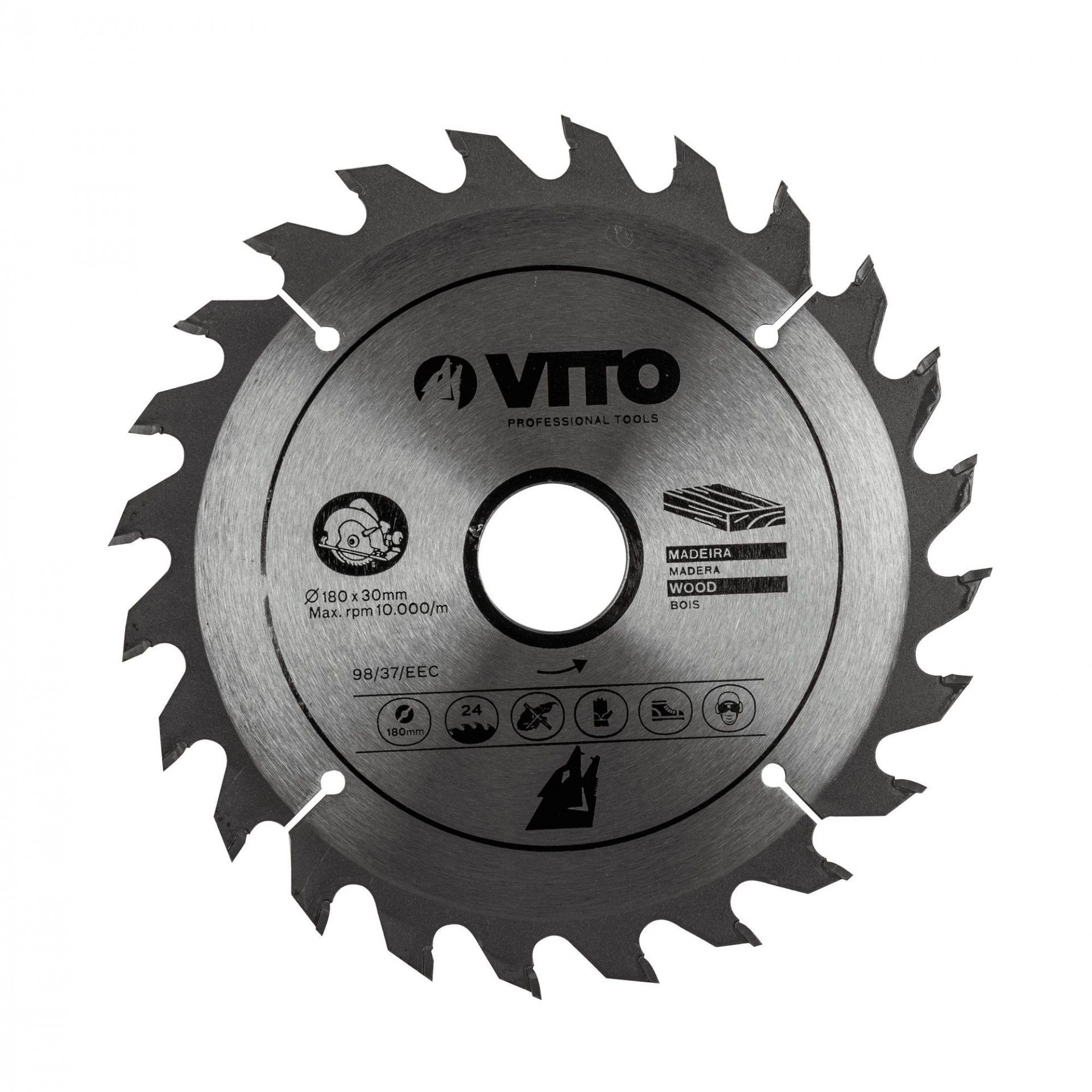 Disco pastilhado corte madeira para serra circular refª VIDC160 VITO