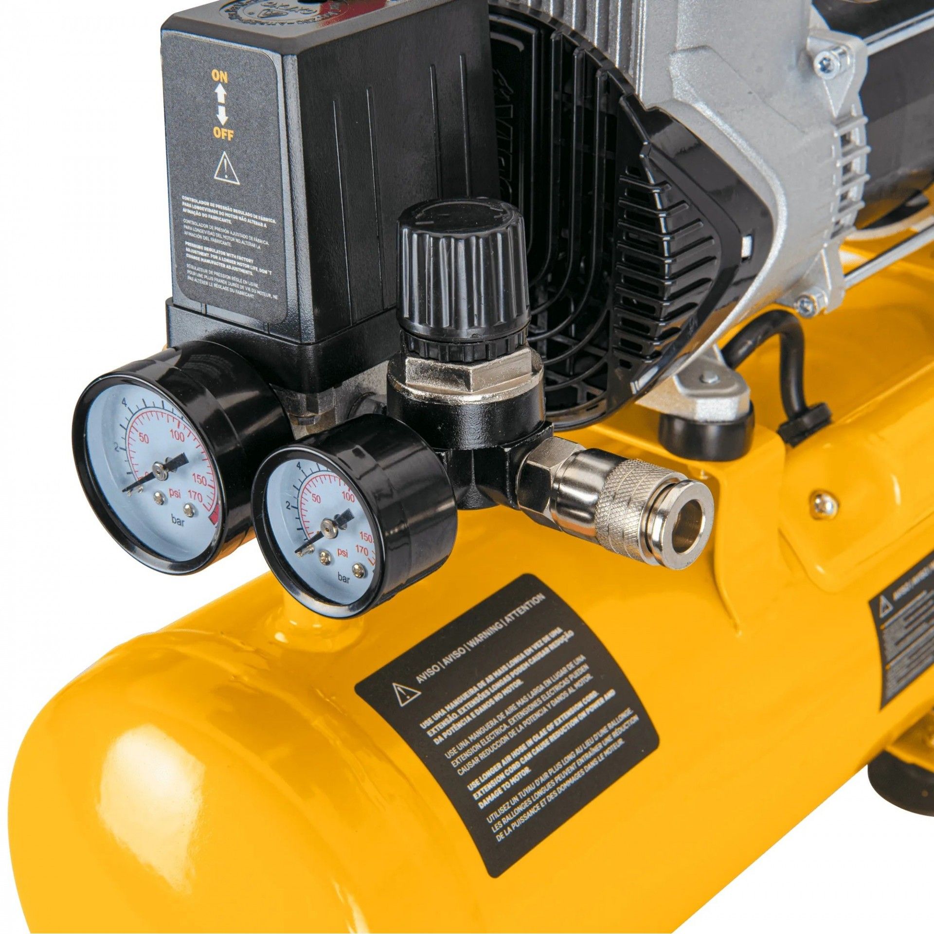 Compressor silencioso 8L 8bar 1.5Hp refª VICSOS8 VITO