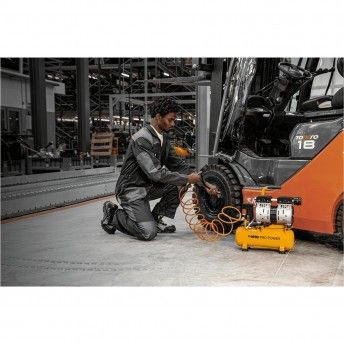 Compressor sem leo silencioso 6lt 8 bar 0.7hp ref VICSOS6 VITO