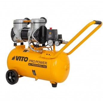 Compressor silencioso 24L 8bar 2.0Hp ref VICSOS25A VITO