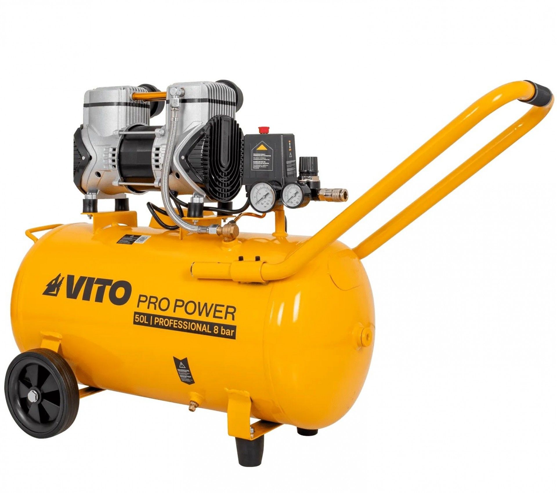 Compressor silencioso 50L 8bar 2.0Hp refª VICSOS50A VITO