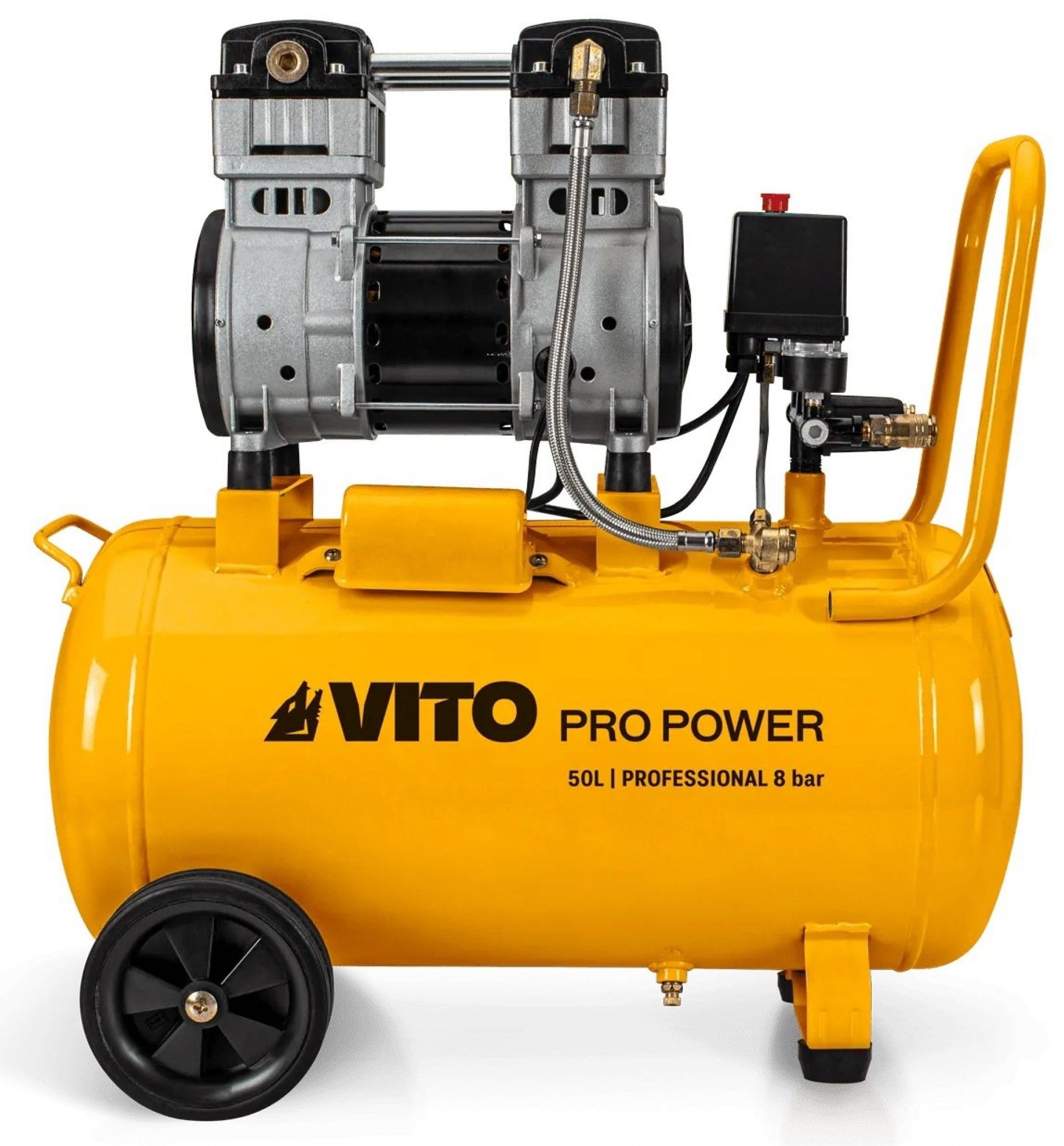 Compressor silencioso 50L 8bar 1.0Hp refª VICSOS50 VITO